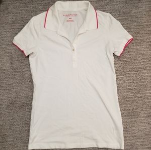 Aeropostale White Polo